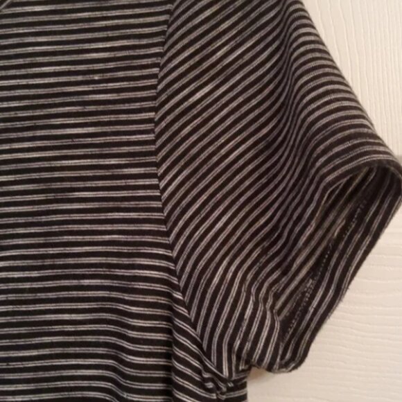 Mossimo Supply Co for Target Cap Sleeve Black Strip T-Shirt Dress XXL - Picture 9 of 9